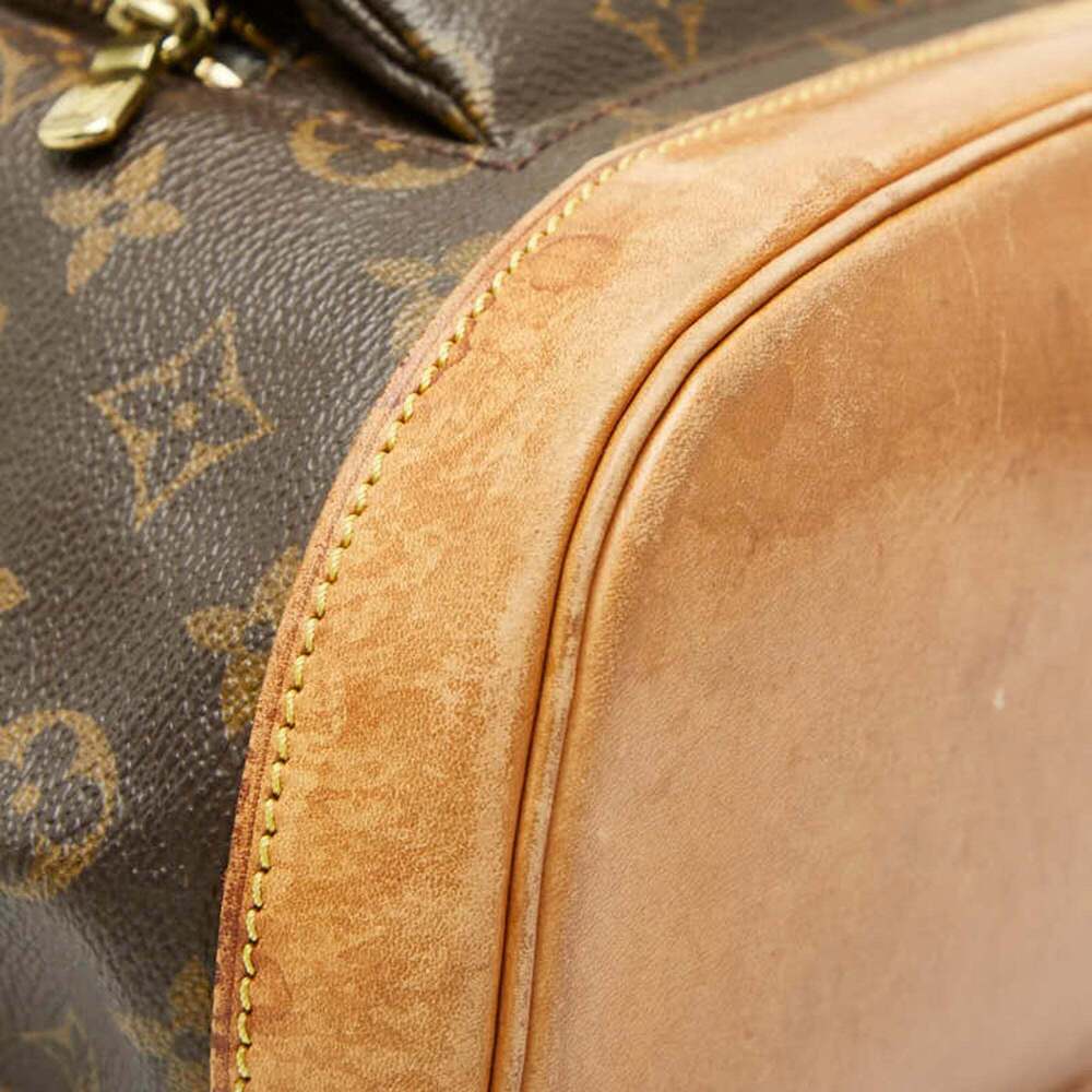 LOUIS VUITTON Brown Monogram Leather Backpack - Picture 5 of 10